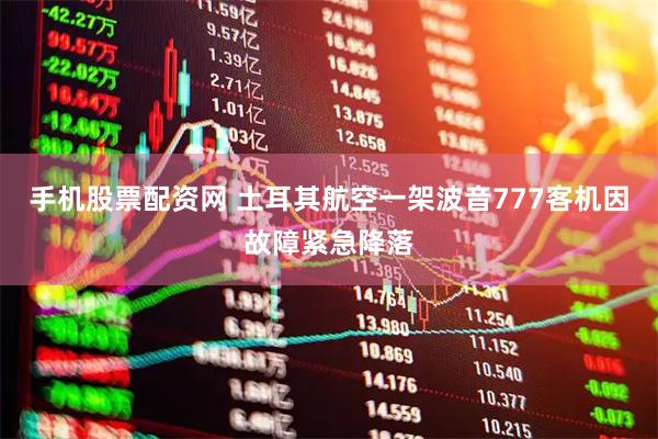 手机股票配资网 土耳其航空一架波音777客机因故障紧急降落
